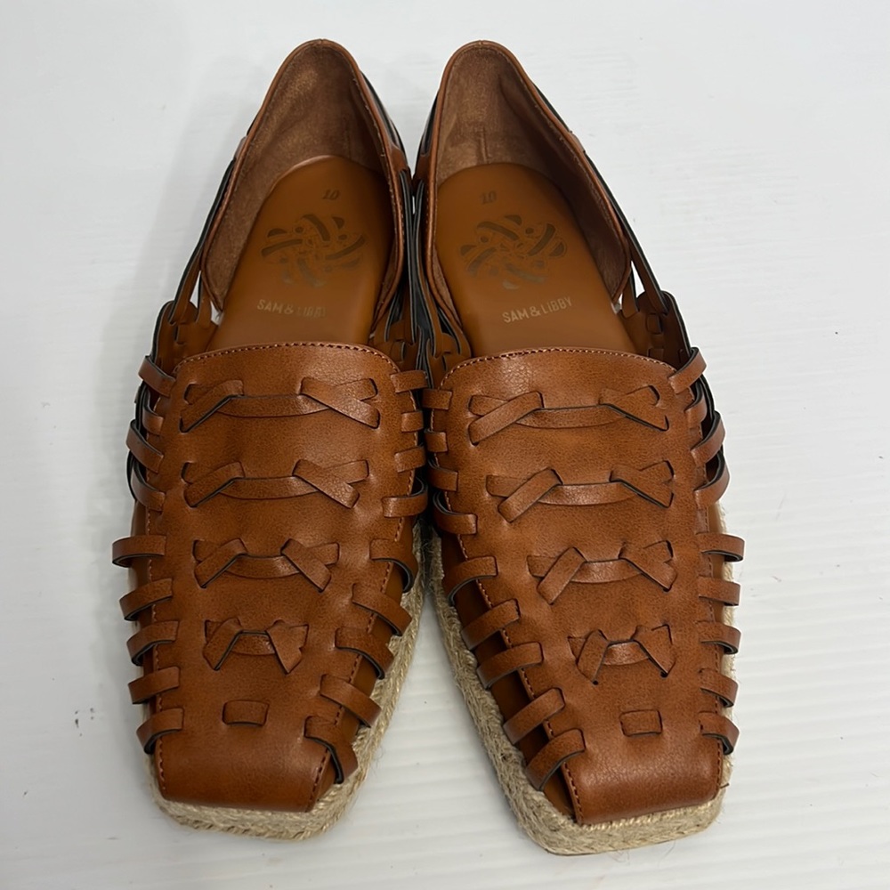 SAM & LIBBY Summer shoes woman’s 10 brown
